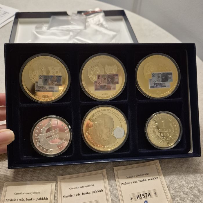 Zestaw 6 numizmatyków