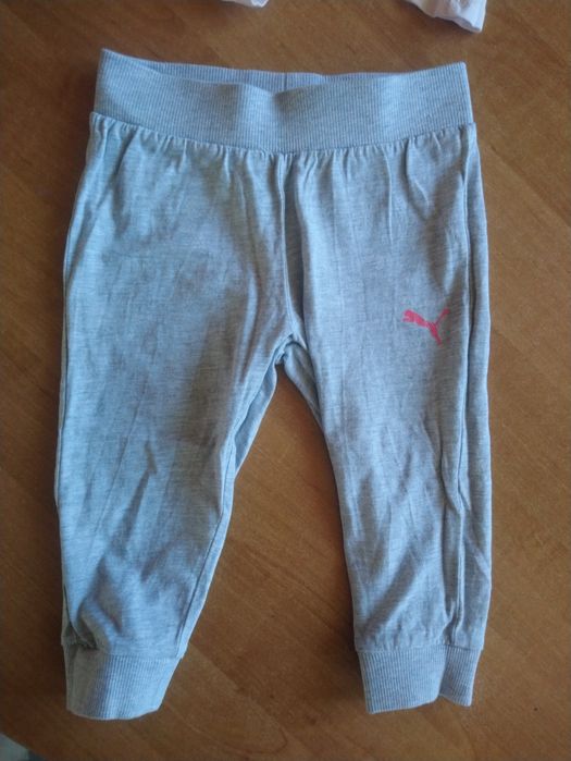 Komplet zestaw bluzka t-shirt koszulka spodnie rybaczki puma