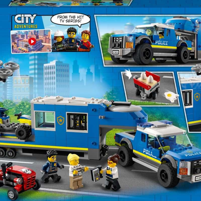 Lego City Mobilne Centrum Dowodzenia Policji 60315