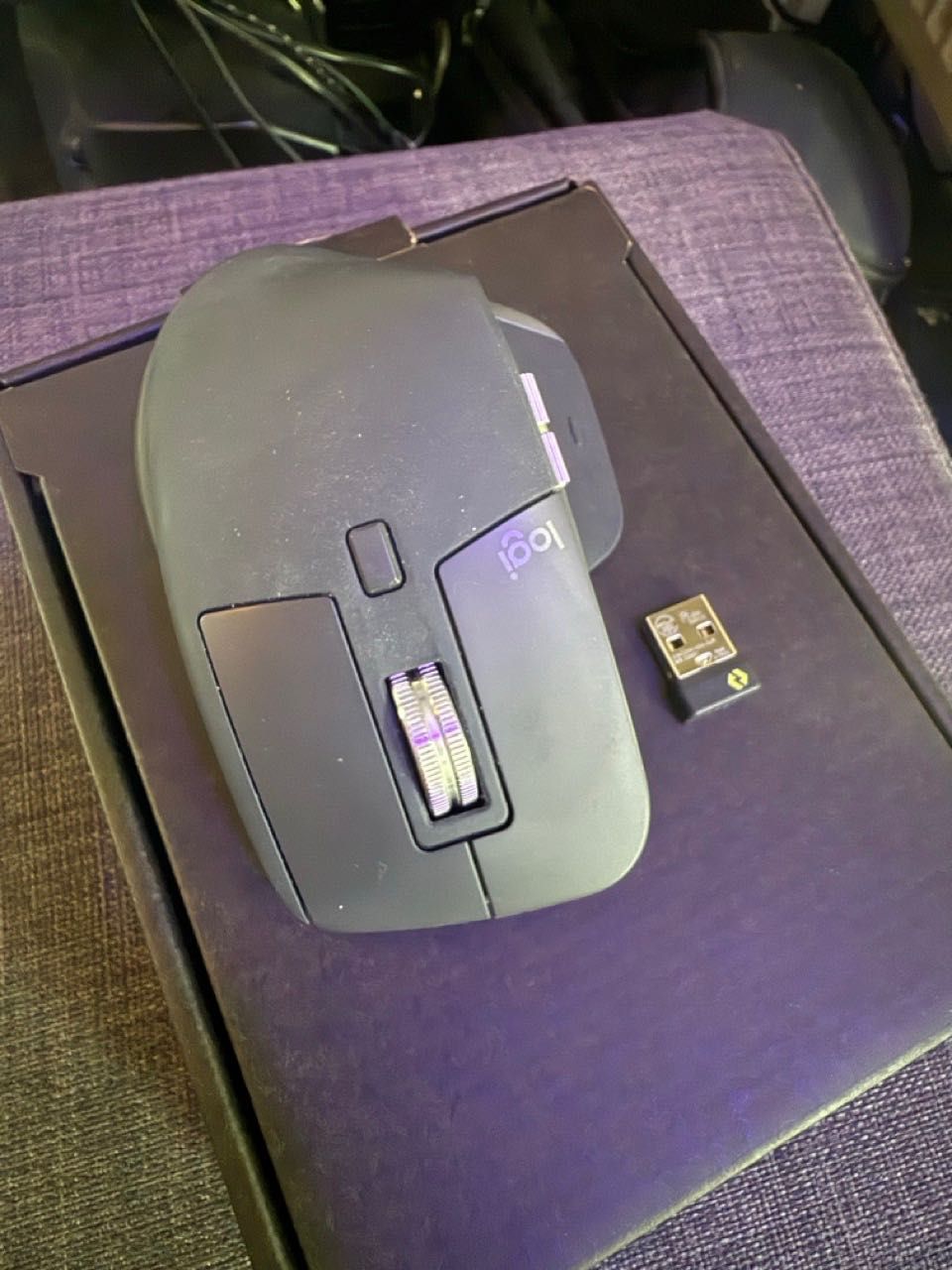 Myszka mysz Logitech MX Master 3s rzadko używana, cały zestaw