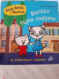 Ksiazka Kicia Kocia i Nunuś Bardzo fajna rodzinka