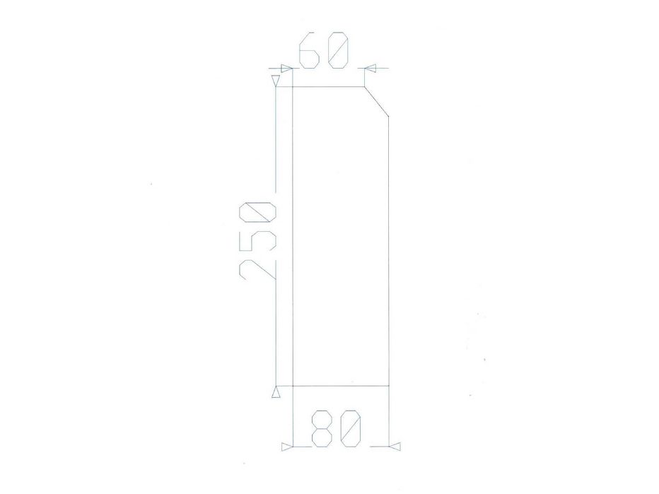 Krawężnik z piaskowca 100×25×8 cm z fazą | Kamień naturalny |