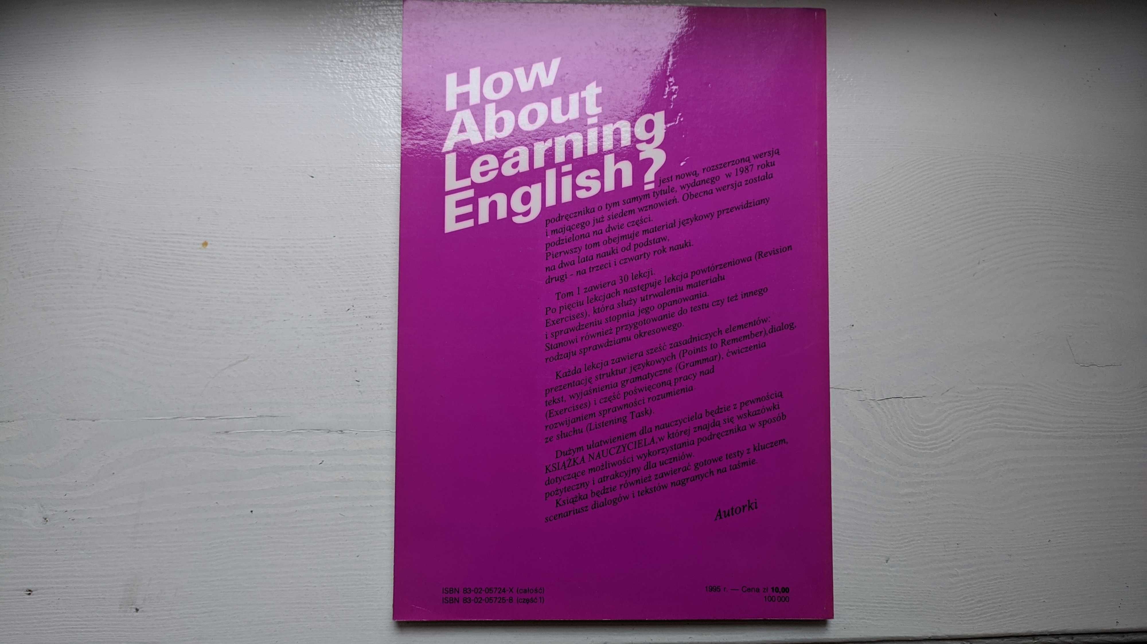 Podręcznik How about Learning English? 1995