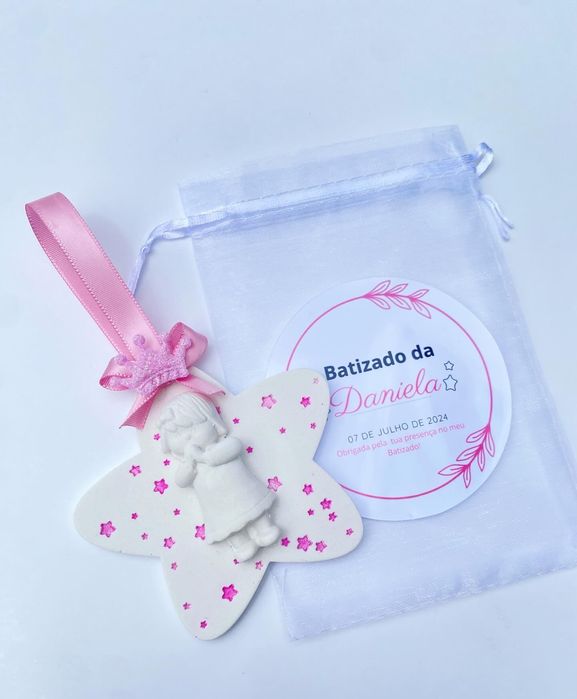 Lembrança para Batizado, aniversário em gesso perfumado
