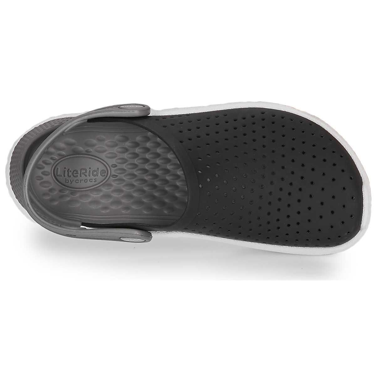 CROCS Socas/Clogs unisexo LiteRide preto e cinza (39/40) NOVAS