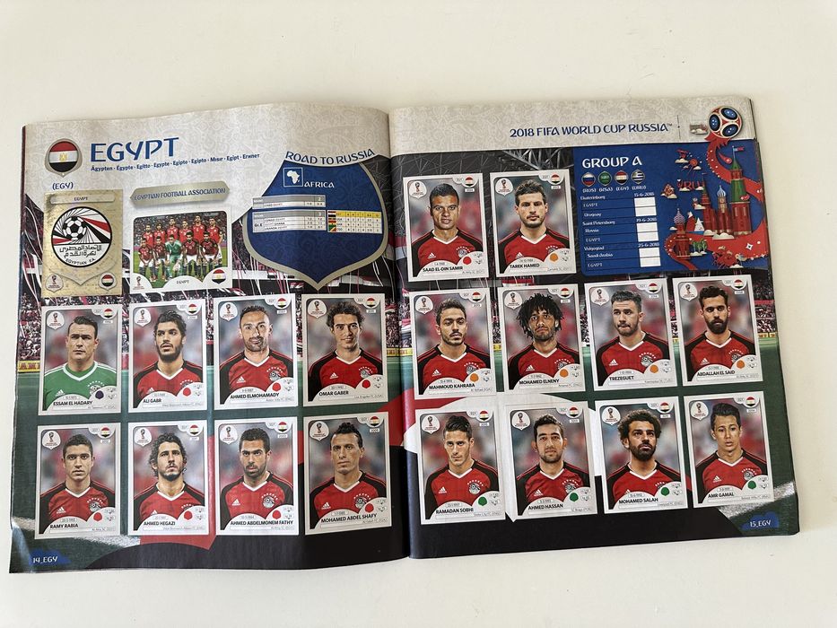 Coleccao completa cromos FIFA World Cup 2018 Russia