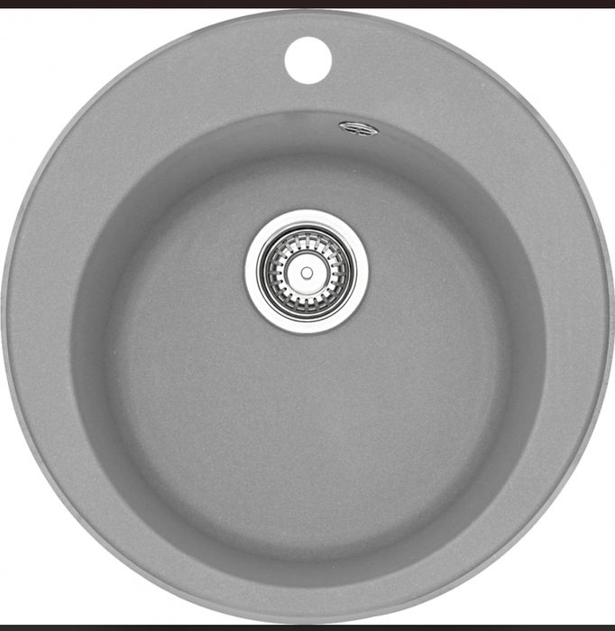 Zlewozmywak granitowy szary