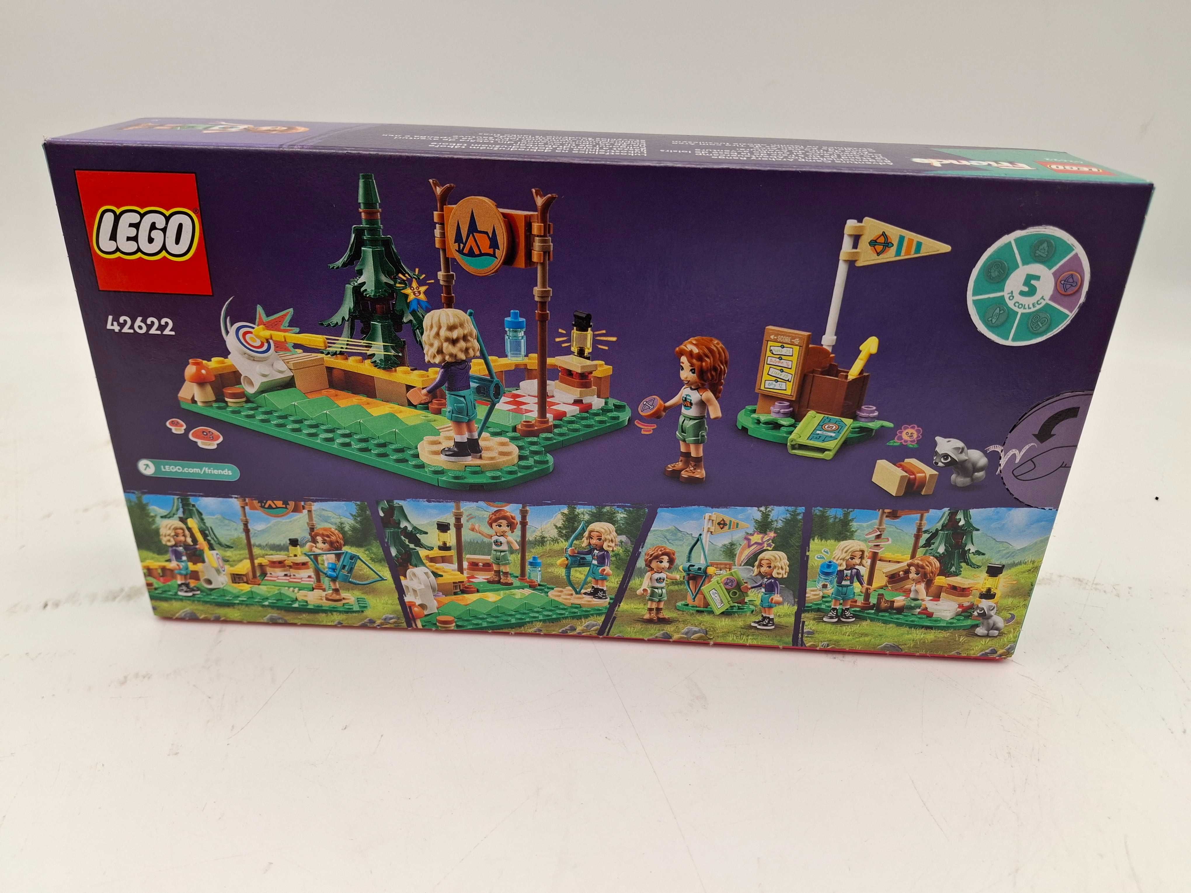 LEGO 42622 Friends Strzelnica na letnim obozie łuczniczym JAK NOWE!