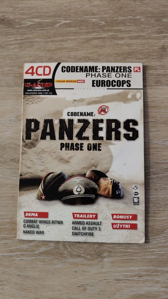 Gry Codename Panzers, Eurocops, Splinter Cell CD Action 2006