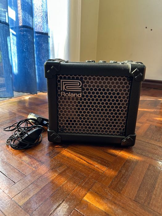 Amplificador Roland Micro Cube - Como novo