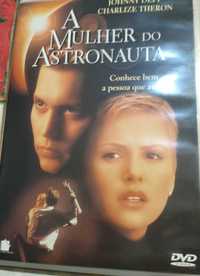 DVD A mulher do astronauta com Johnny Depp e Charlize Theron