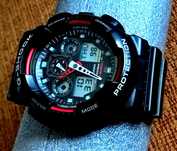 CASIO G SHOCK czarno czerwony modny oryginałny