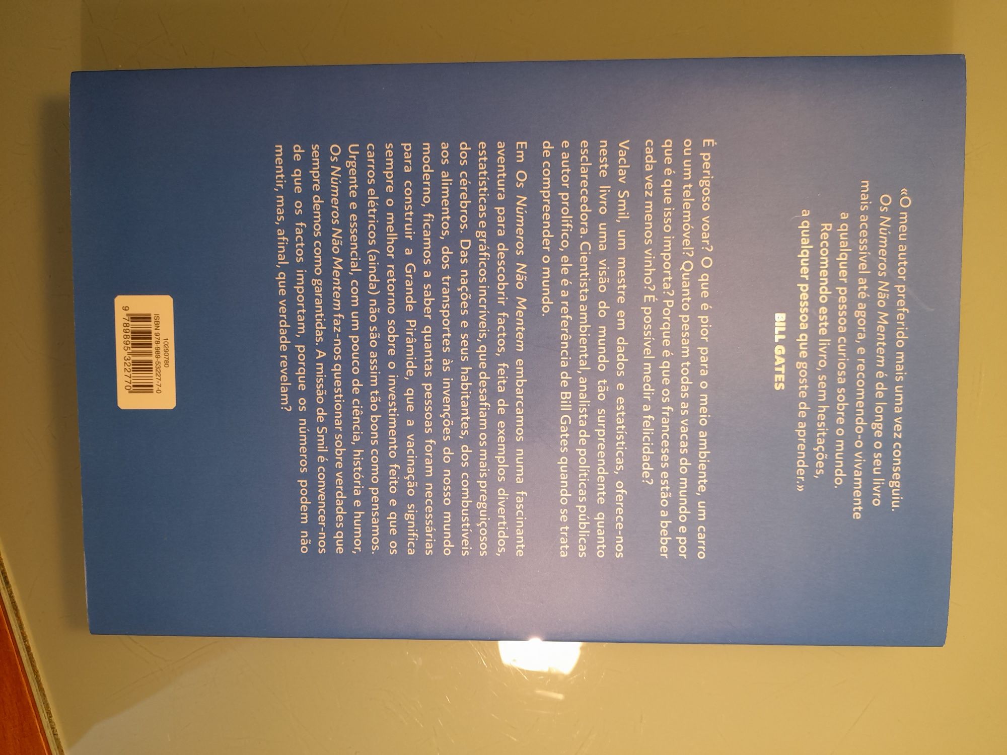 Vaclav Smil, Os números não mentem