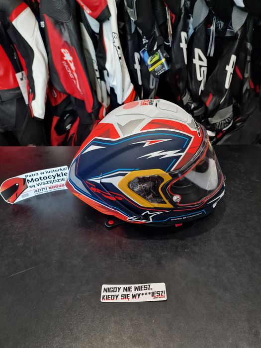MotoSzafa Kask ALPINESTARS SUPERTECH R10 ACOSTA Limited Edition gratis