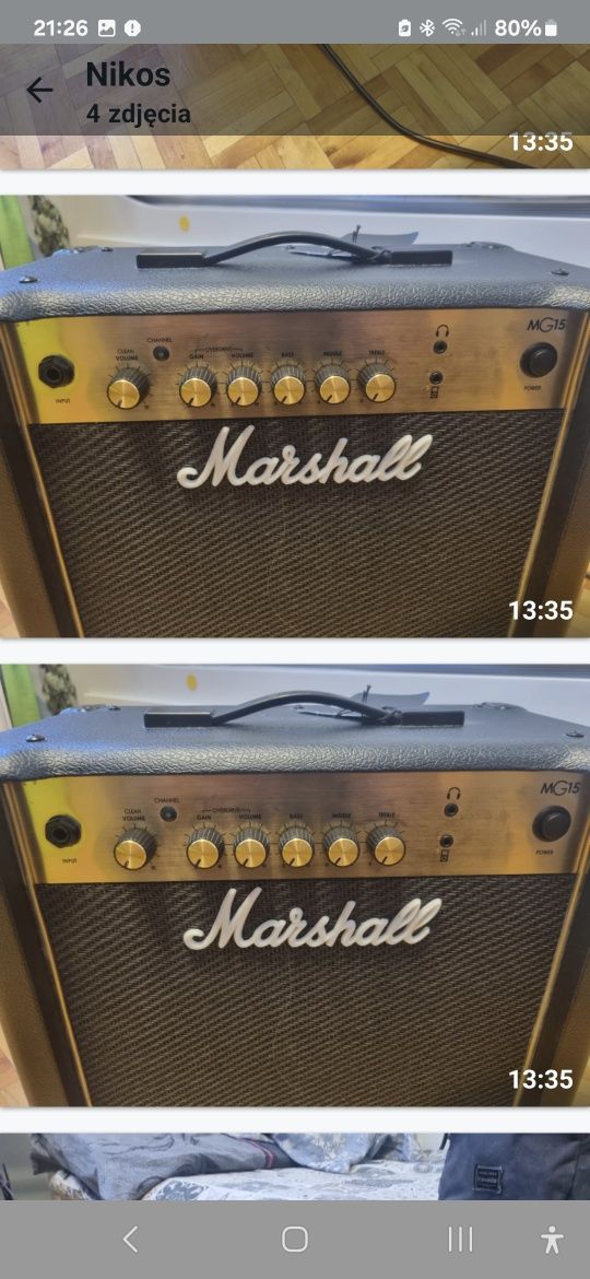 Wzmacniacz do gitary elektrycznej Marshall