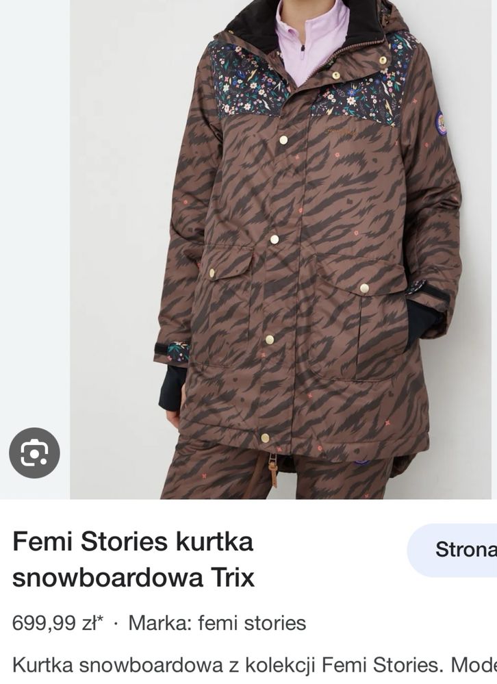 Femi Stories kurtka snowboardowa narciarska Trix