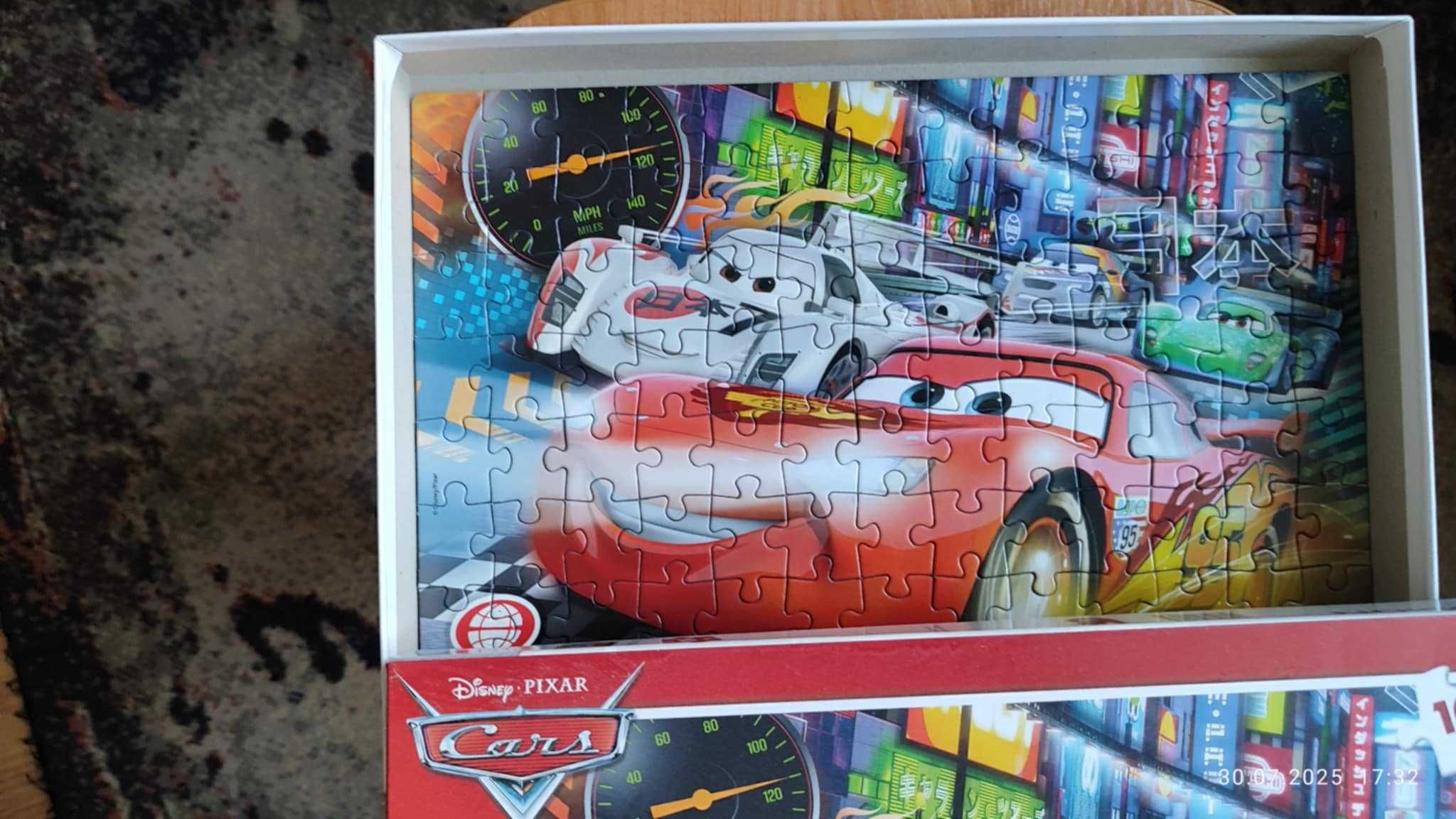 Puzzle samochody 6+ 104 elementy