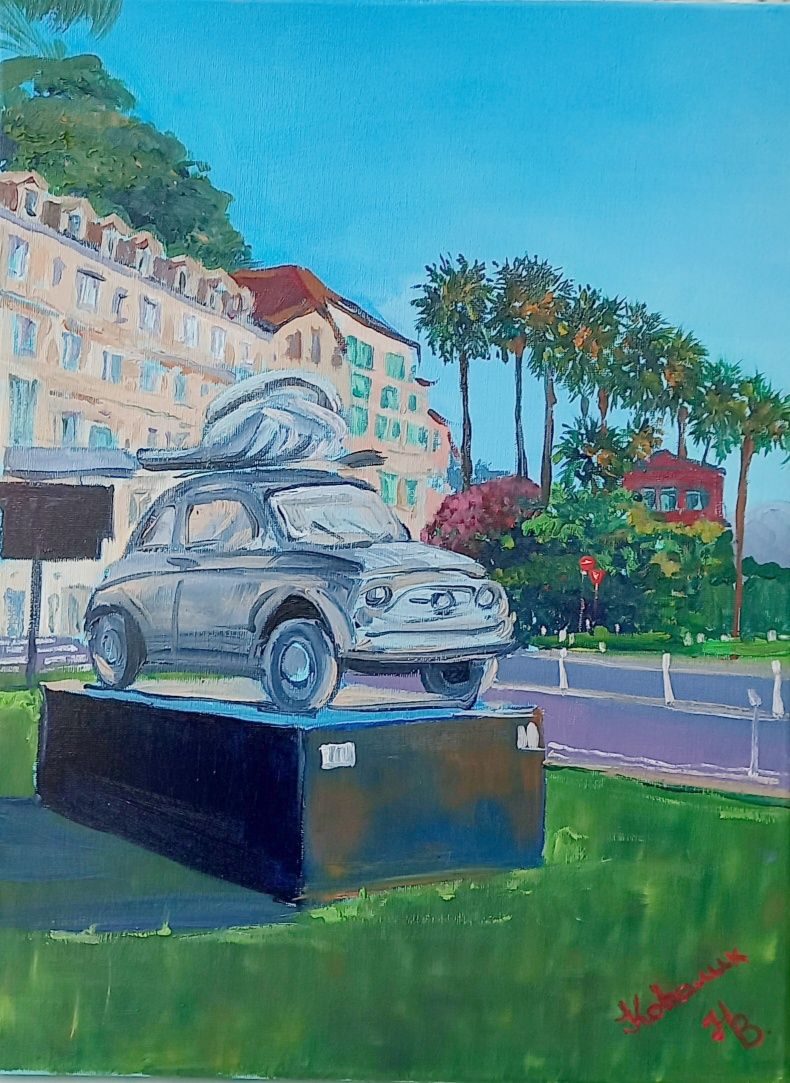 Картини, живопис Наталії Ковалик.Олія холст 30×40.Колекції. Море, Ніца