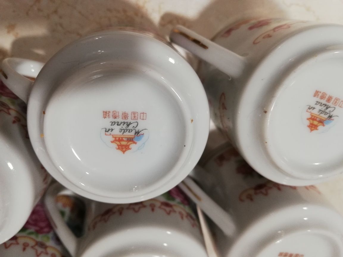 Filiżanki Chińska porcelana