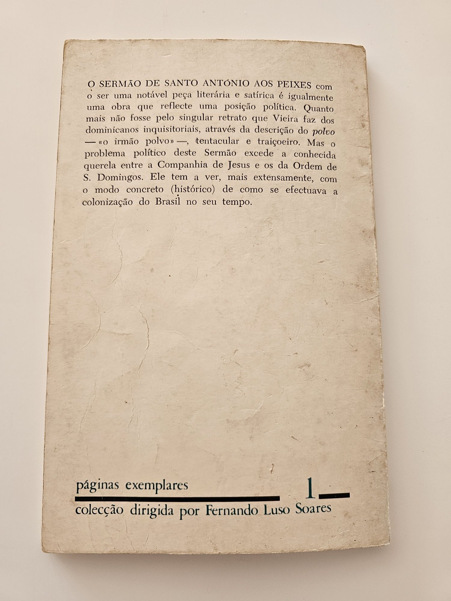 Livro de Sermão de Santo António aos peixes (1a edição)