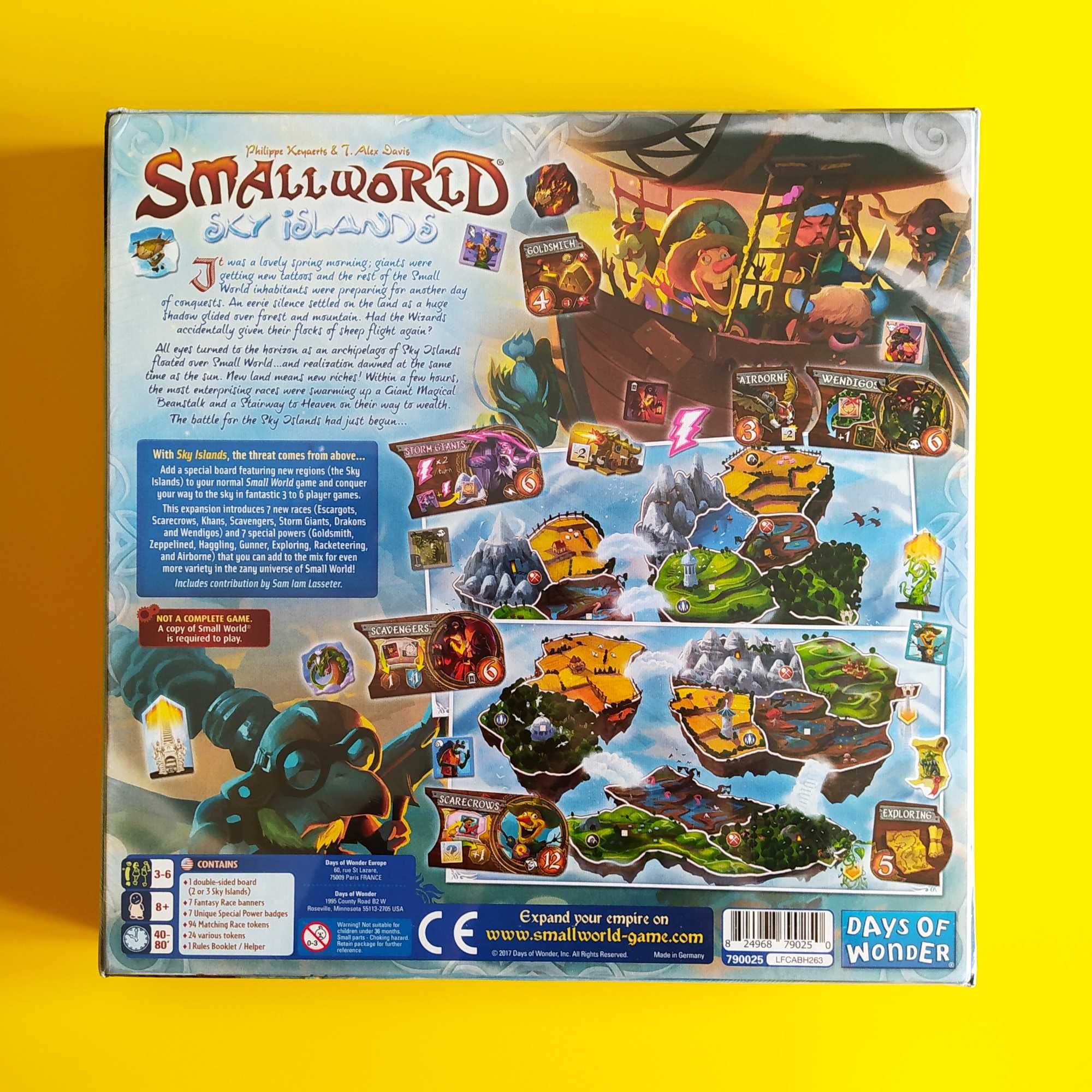 Jogo de tabuleiro Small World + Expansões