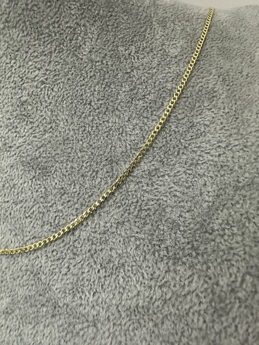 Złoty łancuszek pancerka próby 585 50 cm