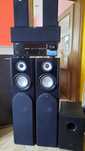 Kino domowe Denon AVR X500 ,głośniki Eltax ,subwoofer