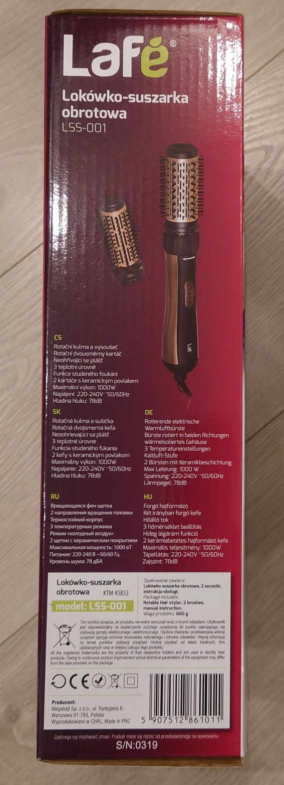 Suszarka obrotowa Lafe LSS001