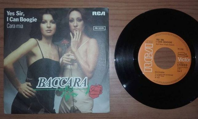 Baccara ‎– Yes Sir, I Can Boogie (7", Single)