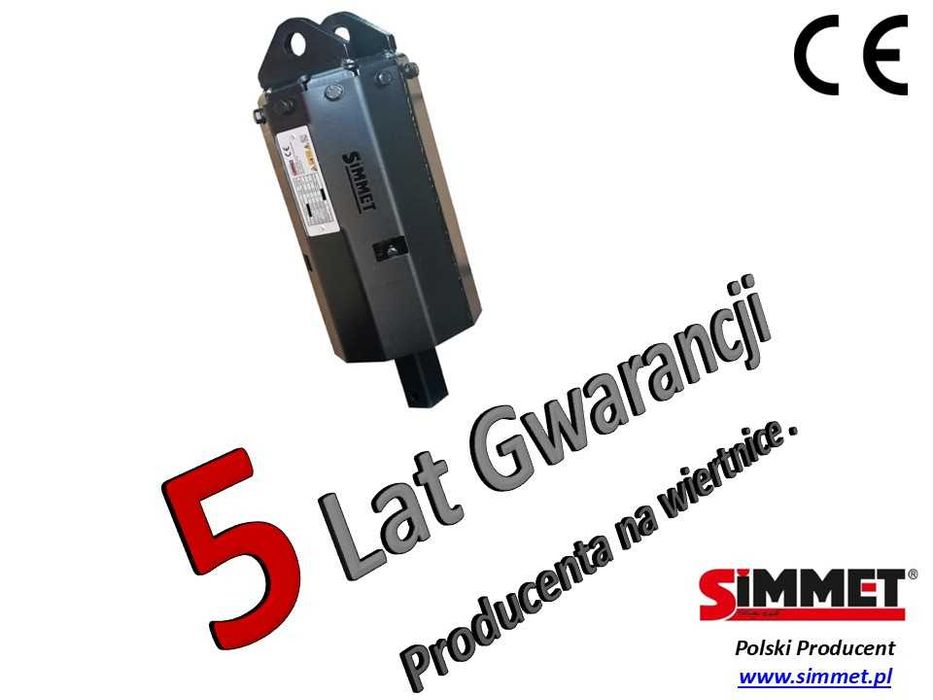 Wiertnica hydrauliczna  5 LAT GWARANCJI - SIMMET ®  Polska wiertnica