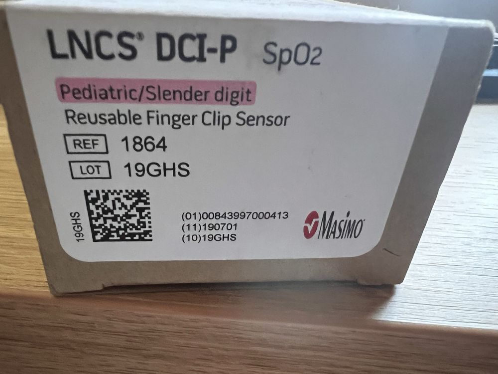 Czujnik Masimo Sp2 gniazdo LNCS DCI-P 10-50kg