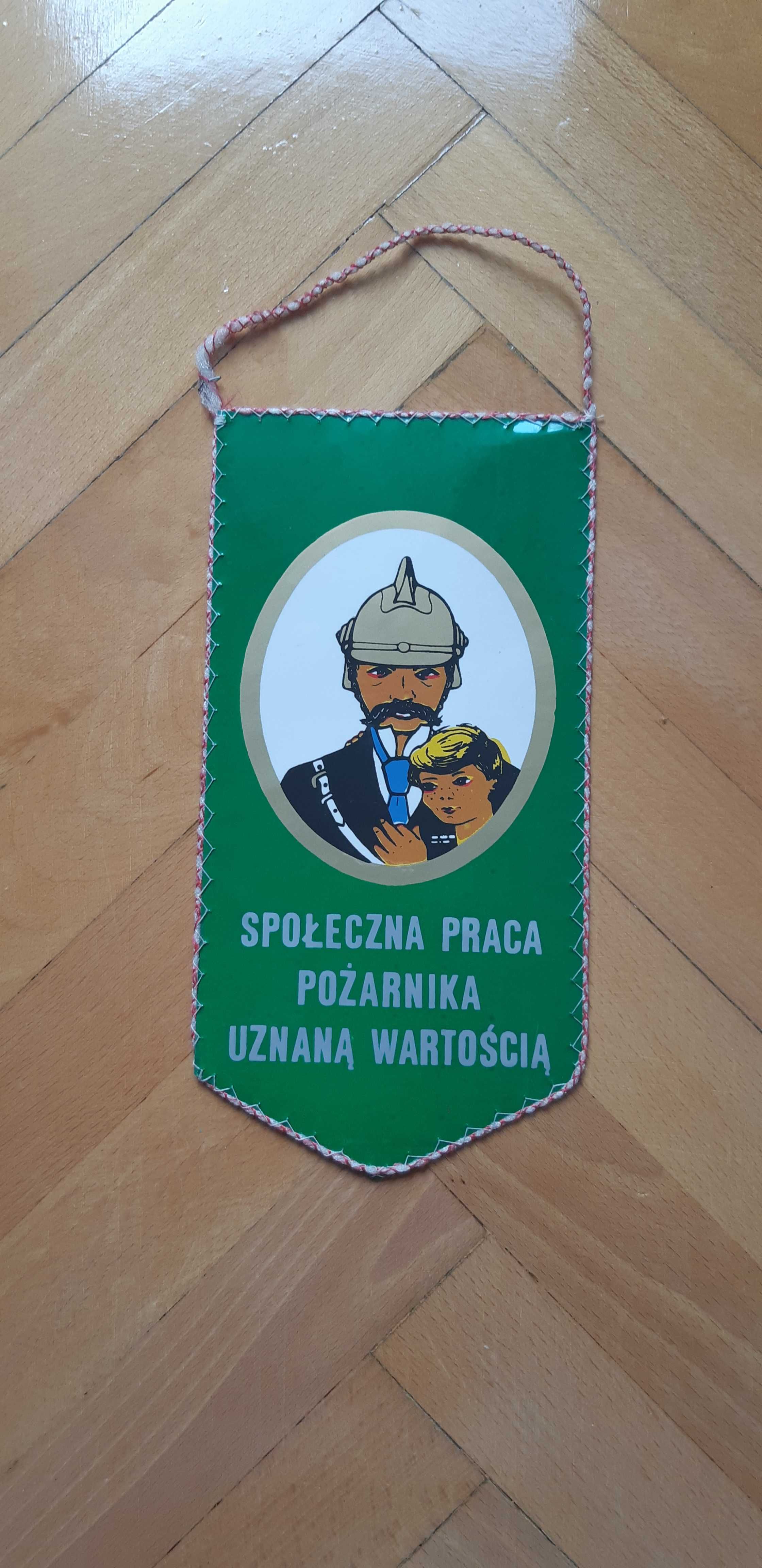 proporczyk Społeczna praca Pożarnika uznaną wartością