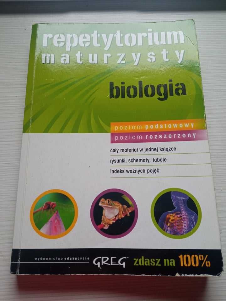 Repetytorium maturzysty biologia poziom podstawowy i rozszerzony greg