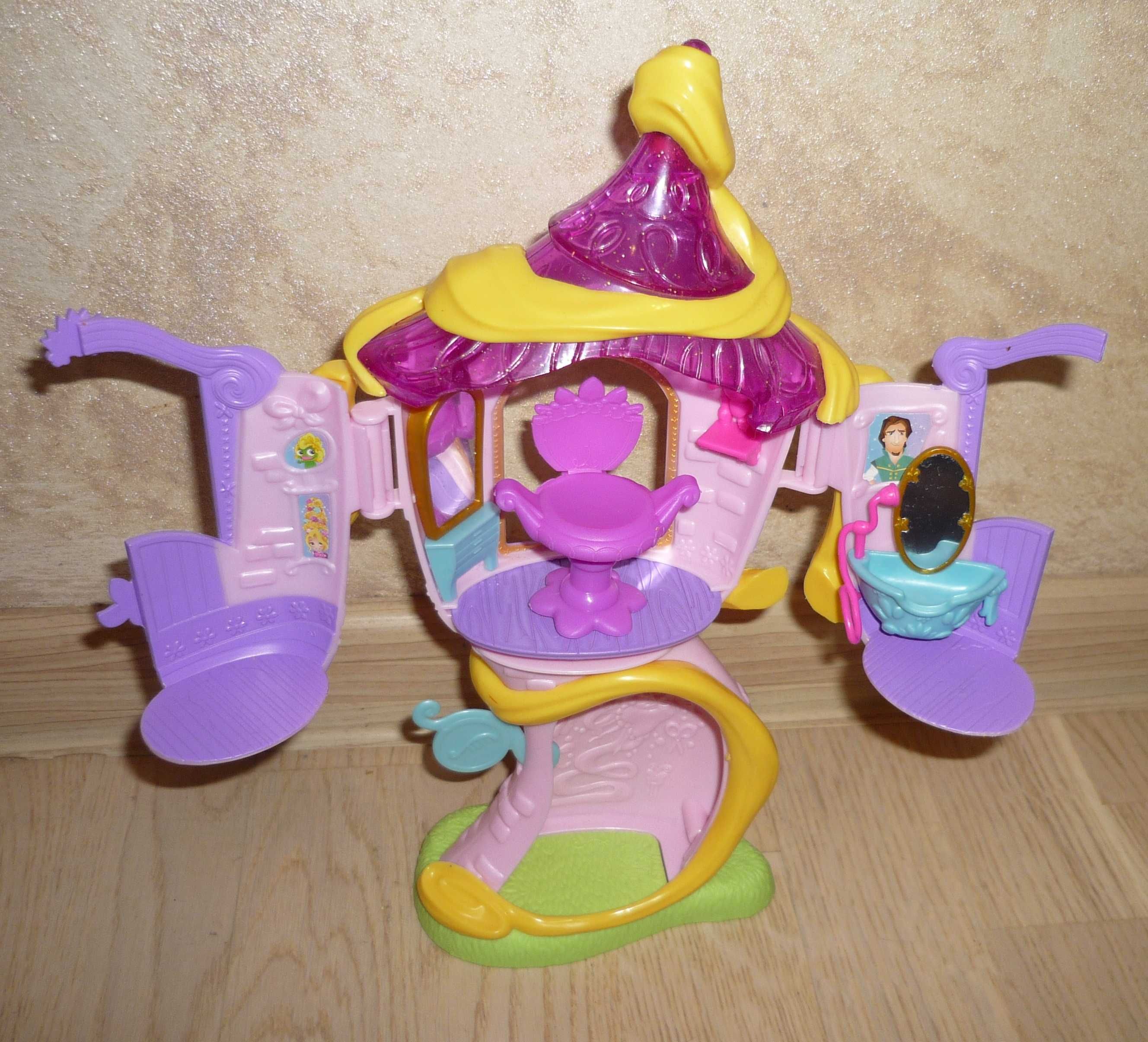 DISNEY Laleczka Roszpunka Mini Księżniczki Wieża Roszpunki Zamek