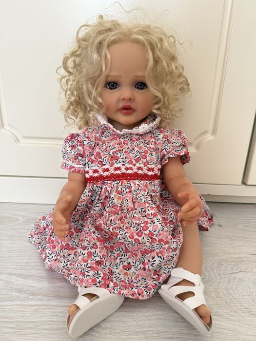 Силіконова (вінілова) лялька реборн Лілі. 55 см.