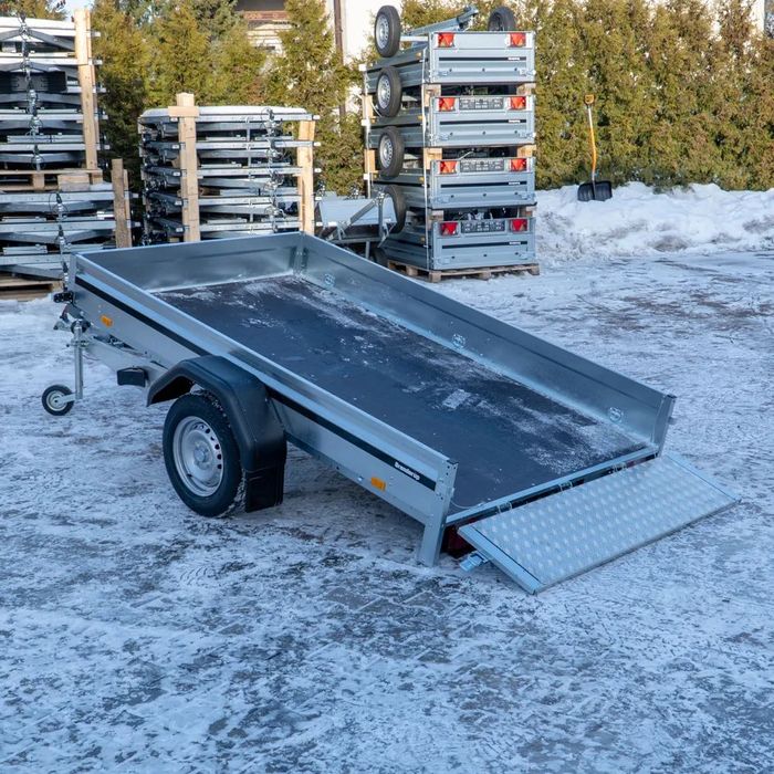 Brenderup 2260  PRZYCZEPA Samochodowa Brenderup 2260 Hamowana Uchylana DMC 750