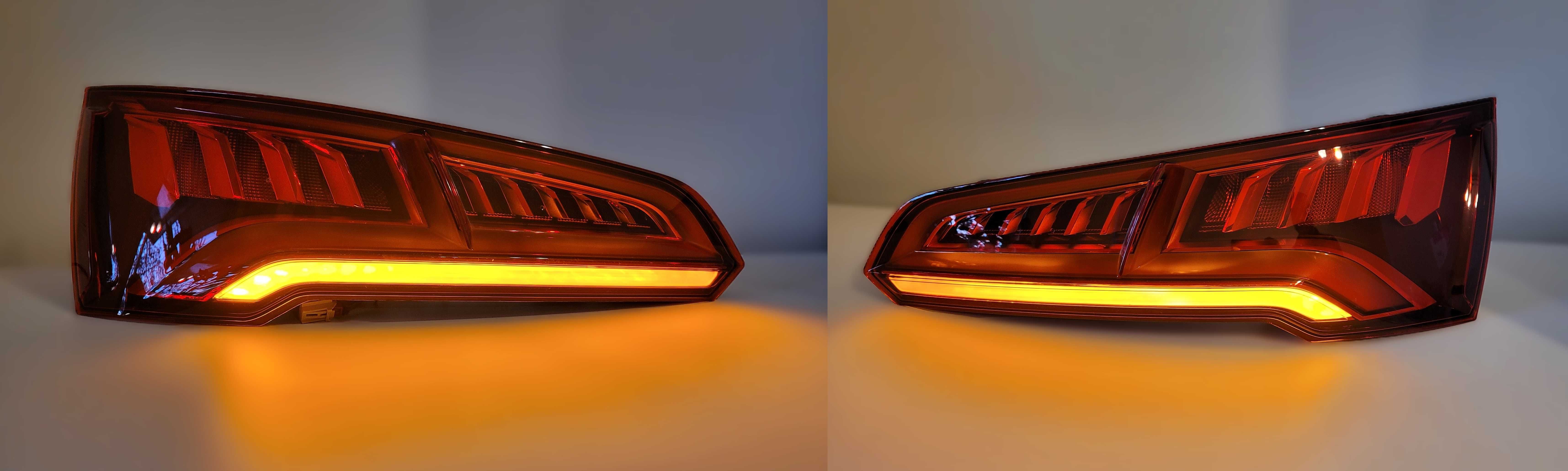 Przeróbka lamp konwersja świateł tył Audi A3,Q3,A5,Q5, Q7 z USA na EU