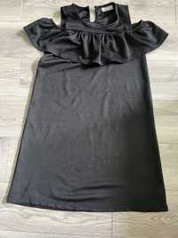 Sukienka czarna typu hiszpanka