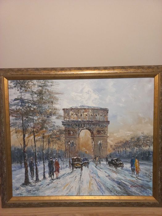 obraz w pięknej ramie