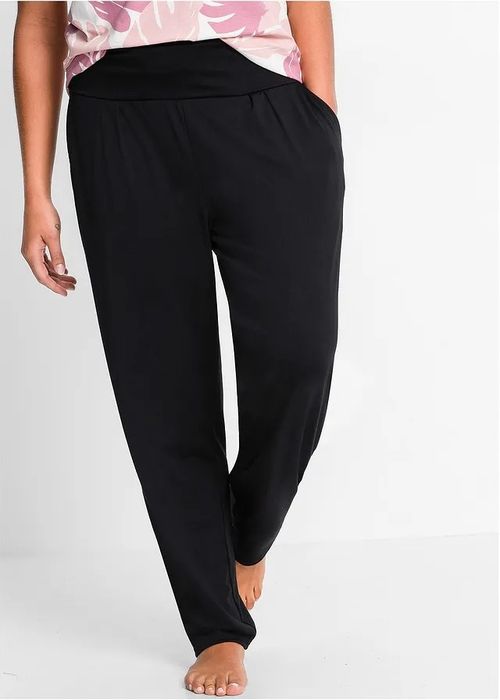 B.P.C spodnie haremki czarne 48/50.