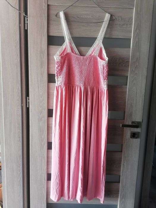 Nowa letnia sukienka maksi boho 44 wiskoza