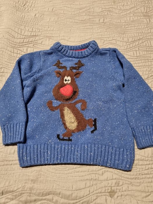 Sweter świąteczny chłopięcy