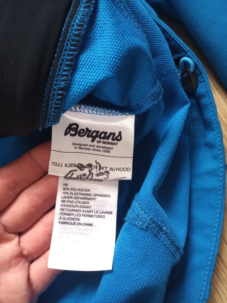 Bergans damska kurtka cienki softshell S M
