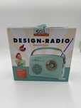 Retro radio w kolorze mietowym
