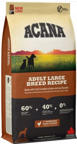Acana Adult Large Breed Recipe Сухий 11,4 кг,17 кг , корм для собак
