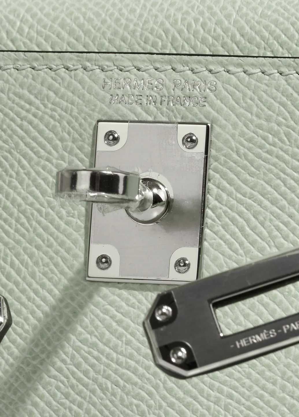Сумка Mini Kelly 20 Epsom Bag Vert Fizz