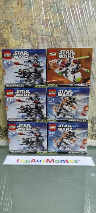 Lego star wars microfighters serie 1, 2, 3, 4 e outras. Selados.