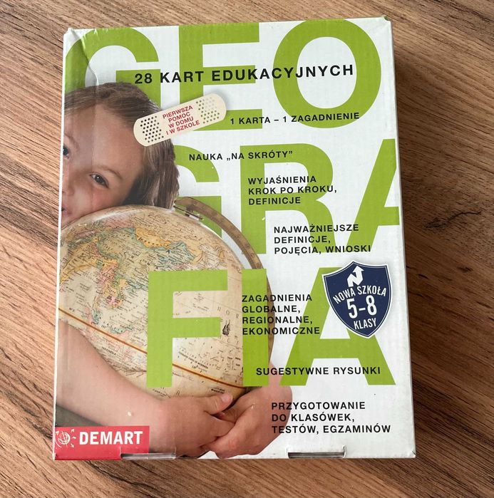 Karty edukacyjne. Geografia Demart