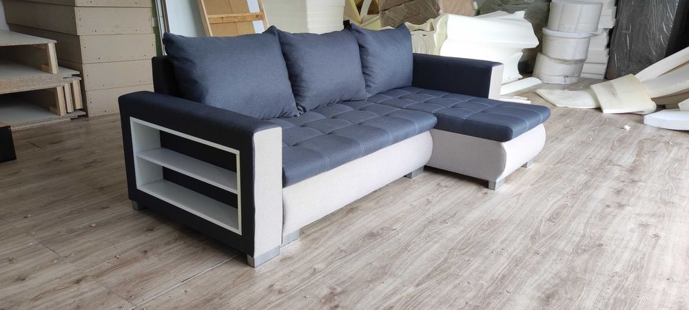 HUGO Narożnik, kanapa z półką  od producenta