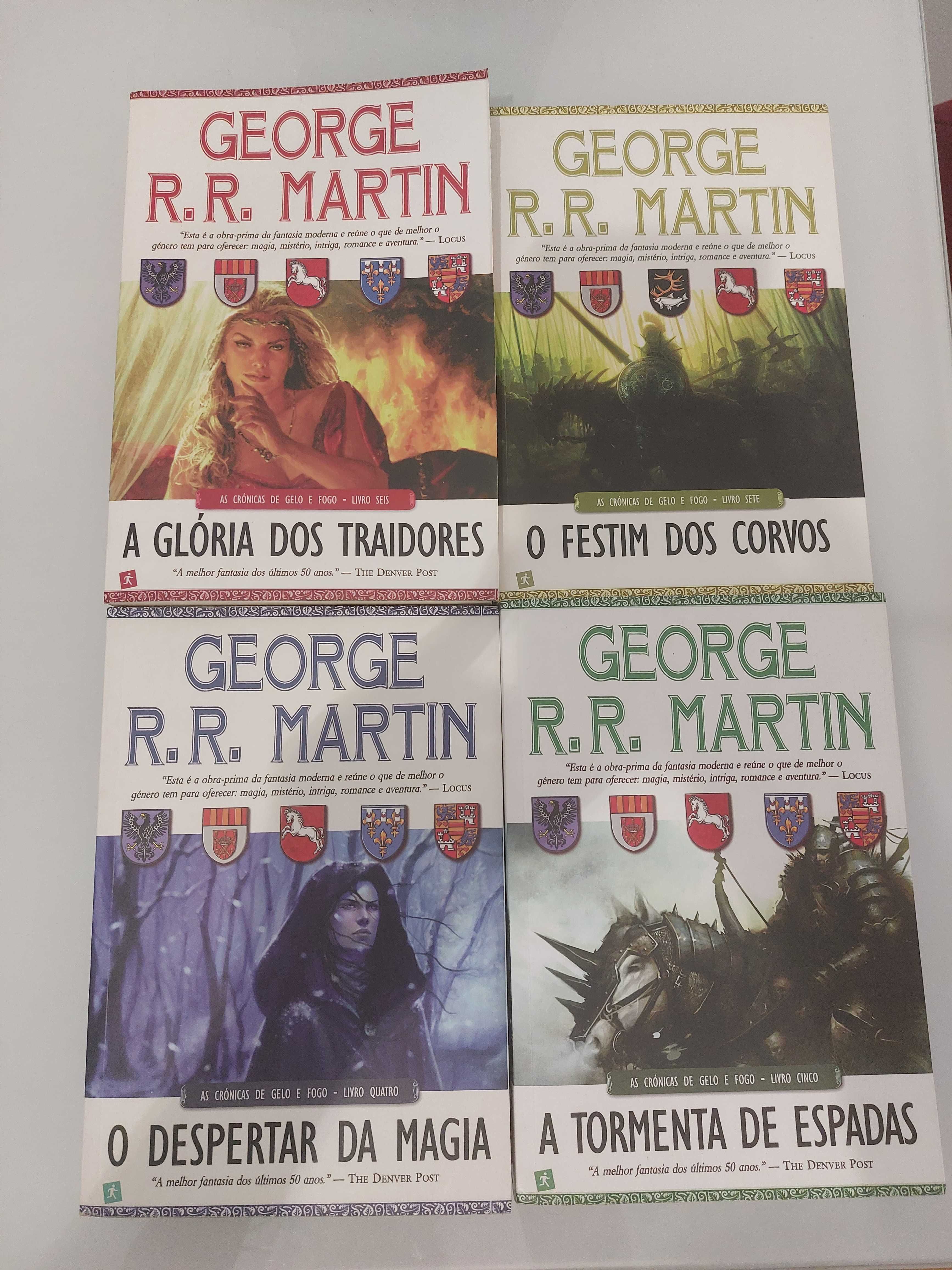 A Guerra dos Tronos (volume 4, 5, 6 e 7) - George R. R. Martin